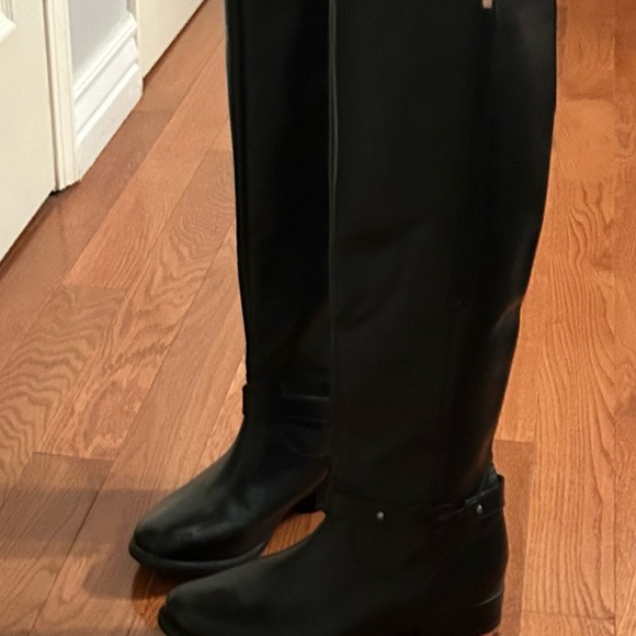 Clarks Black leather riding boots - Picture 4 of 10